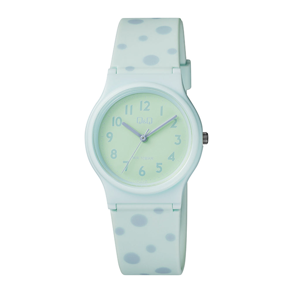 Reloj de pulsera con correa de Resina Verde con esfera de color Verde con estilo Fashion resistencia al agua de 100metros